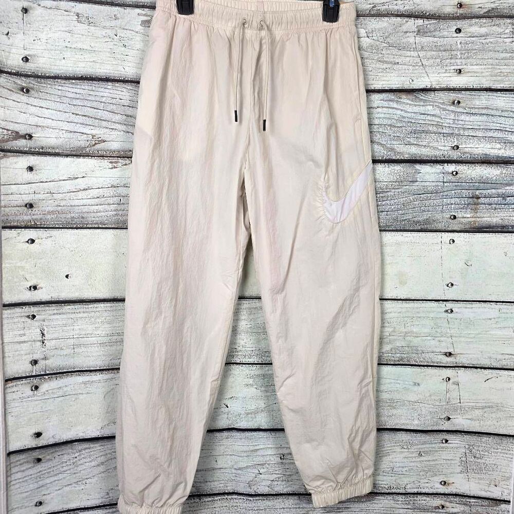 Nike Womens White Woven Jogger Pants Size Small NWT